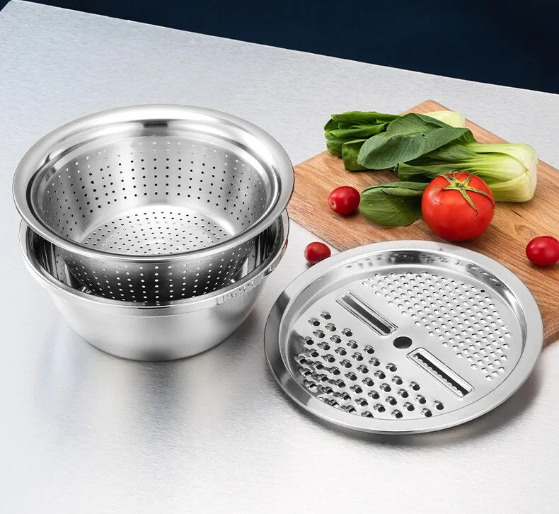 Rice Washer Strainer Bowl